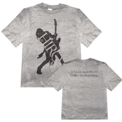 HIRO 1st Solo Live 『Gale』～the Beginning～ GaleロゴTシャツ(グレー)