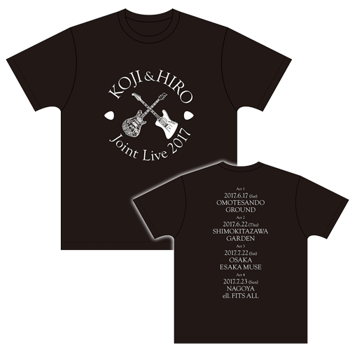 KOJI & HIRO Joint Live Tシャツ