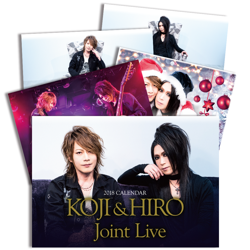 KOJI & HIRO Joint Live 2018年卓上カレンダー