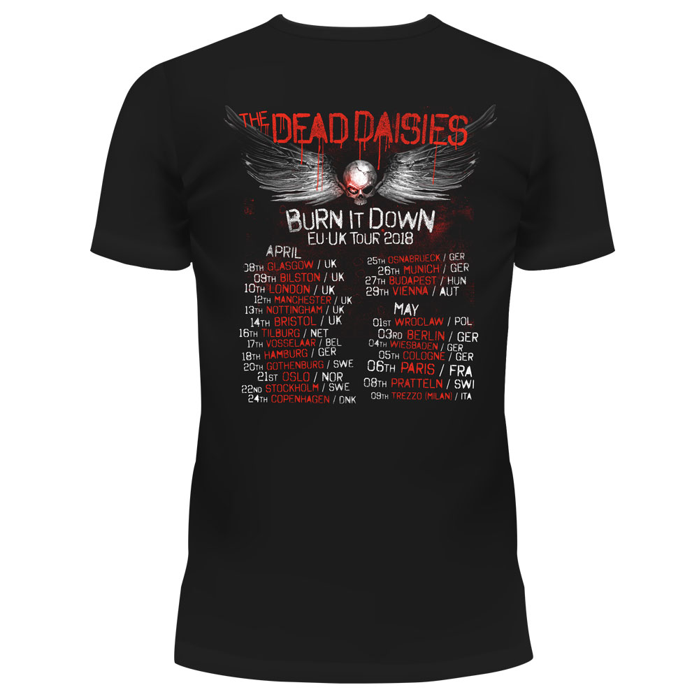 『バーン・イット・ダウン UK&Europeツアー』Tシャツ