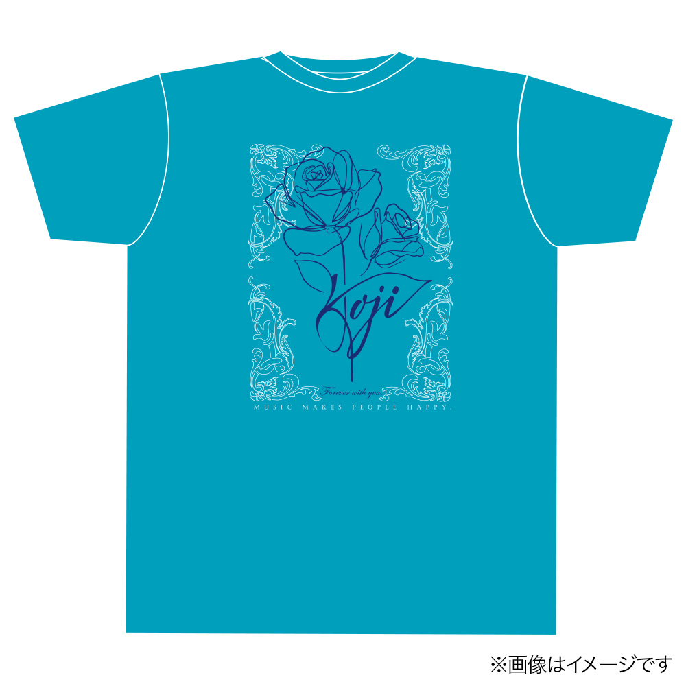 KOJI Blue Rose Tシャツ