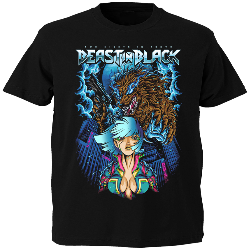 Beast In Black『Two Nights in Tokyo 2023』来日記念Tシャツ(A)