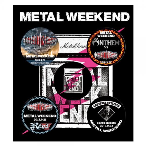 METAL WEEKEND 缶バッジ5種セット