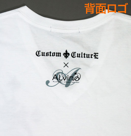 “東名阪集中KOJI”ALvino×Custom Culture コラボTシャツ白(S)