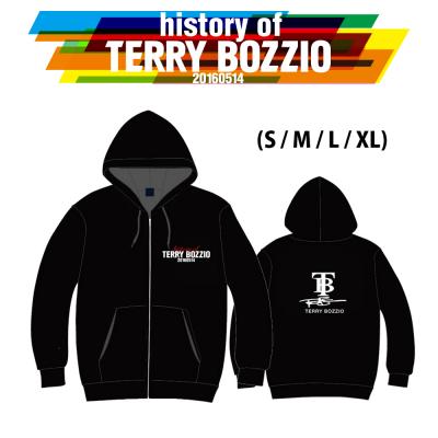 "History Of Terry Bozzio" Official Zip-up Hoodie