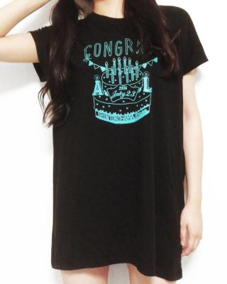 ALvino Naked Live 「Congrats」 チュニック (7/3限定 deep black×green)