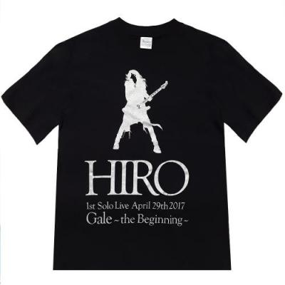HIRO 1st Solo Live 『Gale』～the Beginning～ GaleロゴTシャツ(ブラック)