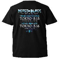 【50限定】Beast In Black『Two Nights in Tokyo 2023』来日記念Tシャツ(A)(S/M/L/XL)