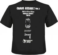 CHAOS ASSAULT Vol.1 オフィシャルTシャツ モノトーンTYPE B モノトーン (M/L/XL)