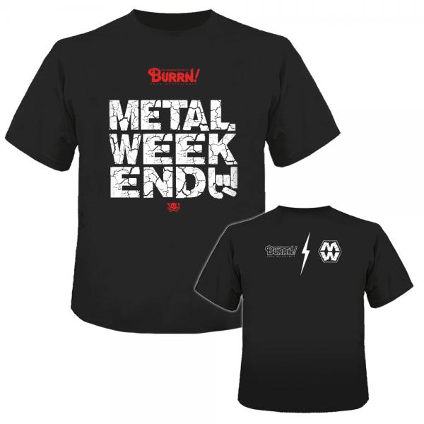 『METAL WEEKEND x BURRN!』コラボ Tシャツ(S/M/L/XL)