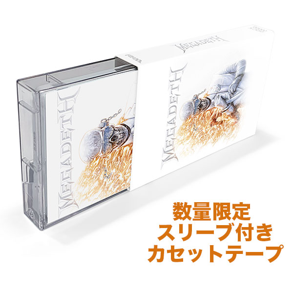 【予約受付中】Megadeth【数量限定 スリーブ付きカセットテープ】