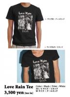 “LOVE RAIN”Tシャツ(XS/S/M)