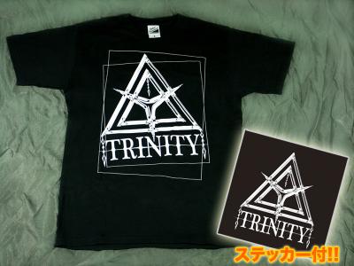 “TRINITY”Tシャツ(S/M)【ステッカー付】